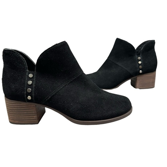 Koolaburra UGG Sofiya Suede Studded Bootie Black Size 8 - Picture 1 of 10